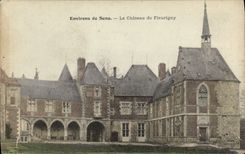 CPA Environs de Sens Le Chateau de Fleurigny 