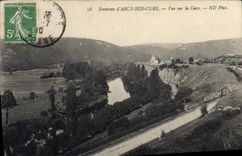 CPA Environs d'Arcy sur Cure Vue sur la Cure 
