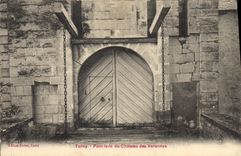 CPA Turny Pont levis du Chateau des Varennes 
