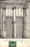 CPA Vault de Lugny Portail de l'Eglise 