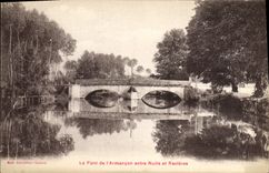 CPA Le Pont de l'Armancon entre Nults et Ravieres 