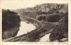 CPA Environs de Mailly la Ville Les rochers du Saussois 