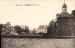 CPA Chateau de Villeblevin Yonne 