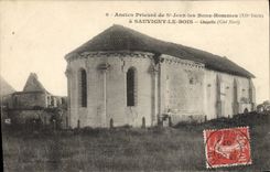 CPA Ancien Prieure de St Jean les Bons Hommes a Sauvigny le Bois 