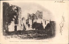 CPA Environs de Joigny Ruines de l'ancienne Abbaye de Dixmont a l'Enfourchure 