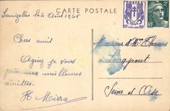 CPA Voutenay sur Cure Yonne L'Eglise