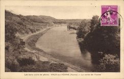 CPA Les bons coins de peche Vaux sur Yonne Yonne La vallee de l'Yonne 