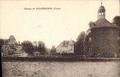 CPA Chateau de Villeblevin Yonne 