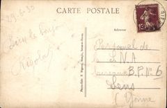 CPA Saint Valerien Yonne Le Clocher 