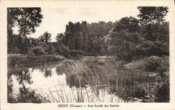 CPA Hery Yonne Les bords du Serein 