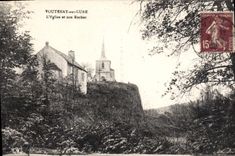 CPA Voutenay sur Cure L'Eglise et son Rocher 