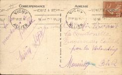 CPA Vichy Bords de l'Allier Chalet de Canotage 