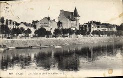 CPA Vichy Les Villas au Bord de l'Allier 