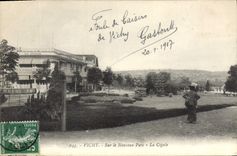 CPA Vichy Sur le Nouveau Parc La Cigale 