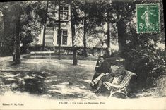 CPA Vichy Un Coin du Nouveau Parc 