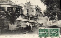 CPA Vichy Le Casino Facade sur le Parc 