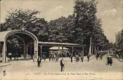 CPA Vichy La Porte monumentale du Vieux Parc et Rue Wilson 