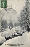 CPA Environs de Briancon Marches d'hiver Vallee de la Clairee 