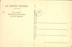 CPA Les Alpes Briancon Htes Alpes La Petite Gargouille 