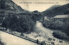 CPA Briancon Vue genearle et la Durance 