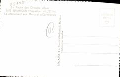 CPA Briancon Htes Alpes Le Monument aux Morts et la Cathedrale 