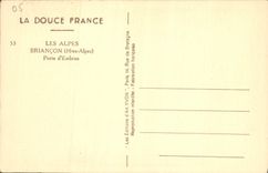 CPA Les Alpes Briancon Htes Alpes Porte d'Embrun 