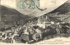CPA Briancon pris du Fort des Tetes et Vallee de la Guisane 