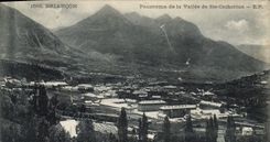 CPA Briancon Panorama de la Vallee de Ste Catherine 