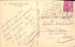 CPA Briancon Hautes Alpes Vue generale 