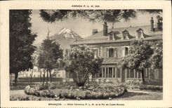 CPA Briancon Hotel Terminus et le Pic de Coste Rousse 