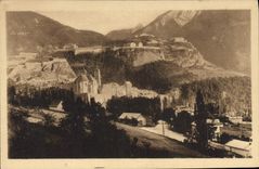 CPA Briancon Station estivale et hivernale l'Eglise et les Forts 