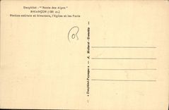 CPA Briancon Station estivale et hivernale l'Eglise et les Forts 