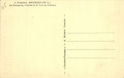 CPA Dauphine Briancon les Remparts l'Eglise et le Fort du Chateau 