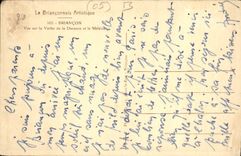 CPA Briancon Vue sur la Vallee de la Durance et le Melezin 