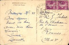 CPA Briancon L'Hotel des Neiges 