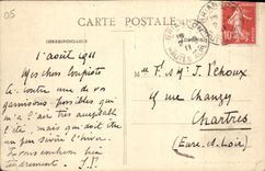 CPA Briancon pris de la Route de Grenoble 