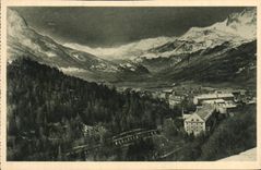 CPA Briancon Vue de la Ville sur Ste Catherine et la Vallee de la Durance 