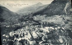 CPA Briancon et ses Forts vue prise du Fort des Tetes 