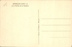 CPA Briancon et la Vallee de la Guisane 