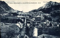 CPA Briancon et Sainte Catherine 