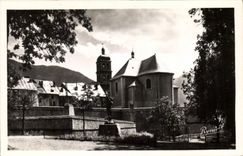CPA Briancon Hautes Alpes Vue sur la Cathedrale et Jardin d'Ete 