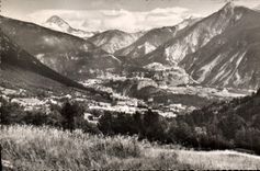 CPA Briancon Hautes Alpes Vue generale Au fond Rochebrune 