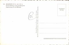 CPA Briancon HA Portes d'Embrun avec les Remparts Dans le fond Plc du Melezin 