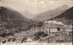 CPA Briancon Vue generale Fort du Chateau Vallee du Monetier 