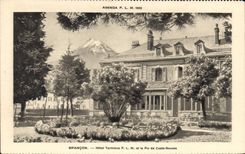 CPA Briancon Hotel Terminus PLM et le Pic de Coste Rousse 