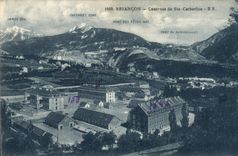 CPA Briancon Casernes de Ste Catherine Militaria