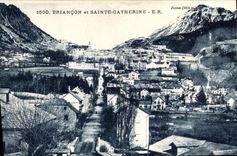 CPA Briancon et Sainte Catherine 