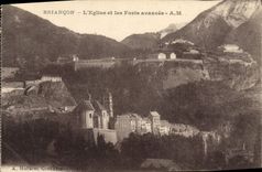CPA Briancon L'Eglise et les Forts avances 