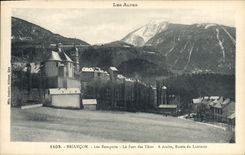 CPA Briancon Les Remparts Le Fort des Tetes A droite Route du Lautaret 