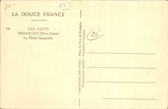 CPA Briancon Htes Alpes La Petite Gargouille 